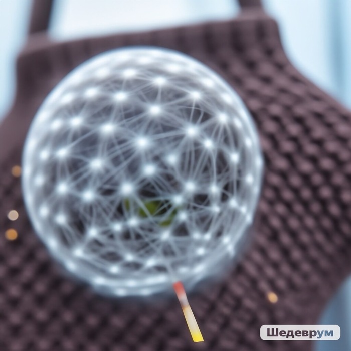 Взгляд нейросети на мой одуванчик .