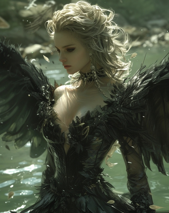 Генерируем мадам с крыльями