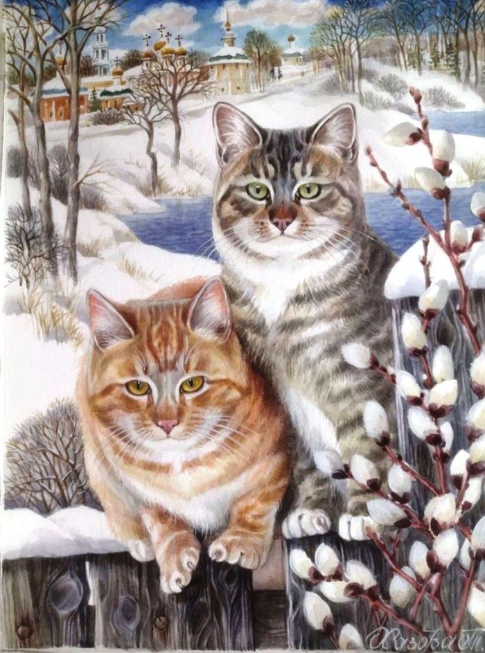 Вербные котики | Пикабу