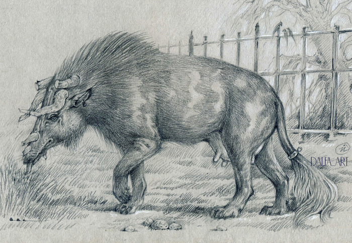 Носарка (местное дойное животное, склонное к клаустрофобии)