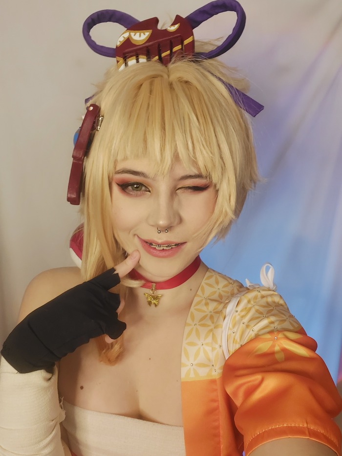 Геншин косплей