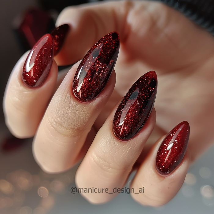 Маникюр от нейросети - минералы Часть 3