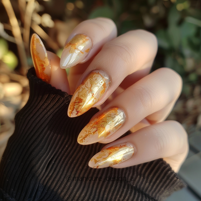 Маникюр от нейросети - минералы Часть 3