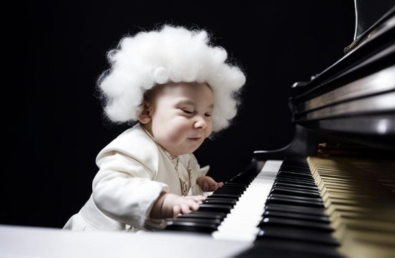 Вольфганг в недельном возрасте