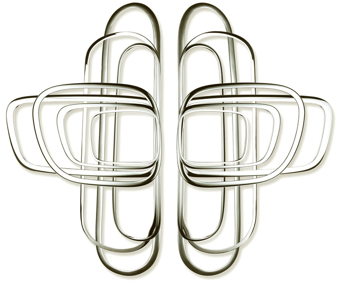 Под занавес: всем ностальгирующим по «почкам» и «ноздрям» дизайнеры фирмы собрали вот такую инсталляцию.