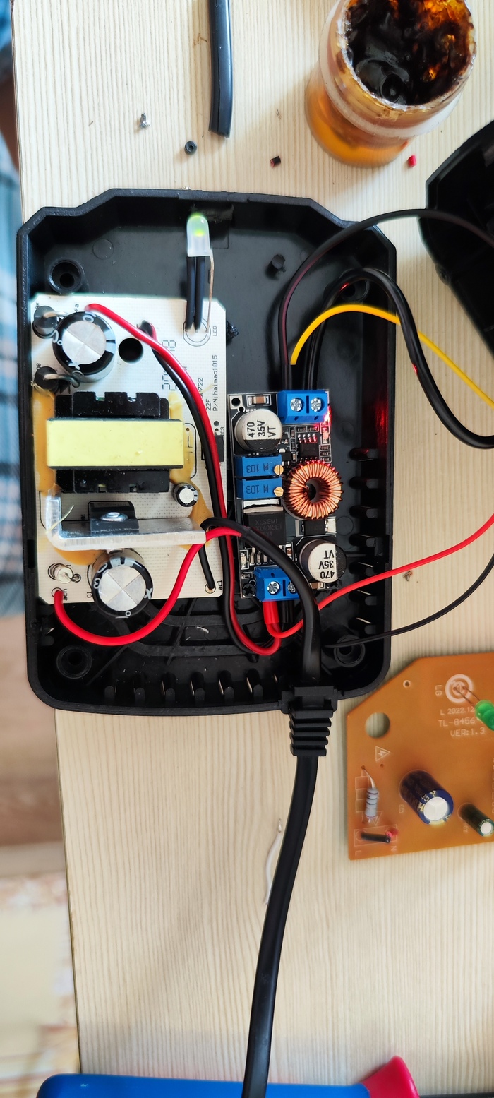 Переделка зарядного устройства для китайских аккумуляторов 21v | Пикабу