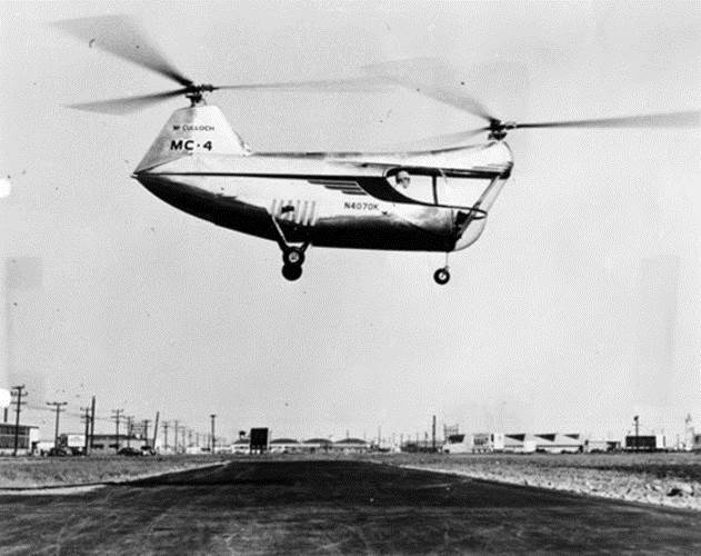 легкий двухместный вертолёт продольной схемы МС-4