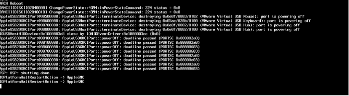 При этом кнопки Power OFF в VMware неактивны