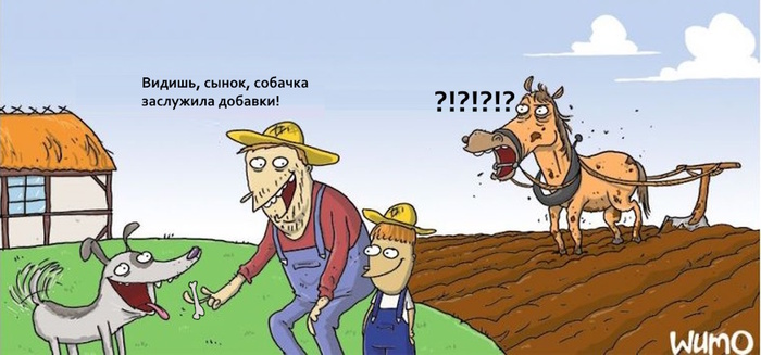Тот самый конь, который работал больше всех, но прибавки не заслужил