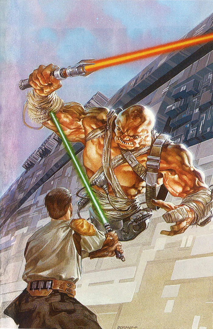 Как-то так. Этого темного джедая зовут Мо. Он сильно изменился после Симпсонов