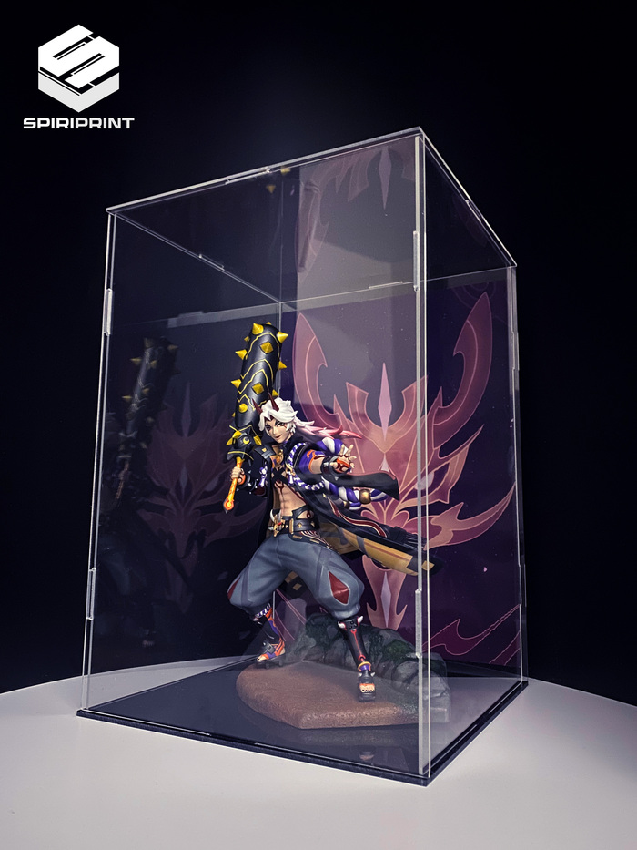 Теперь к покрашенным фигуркам дополнительно можно добавить прозрачный бокс, чтобы защитить фигурку от пыли и сделать её более уникальной