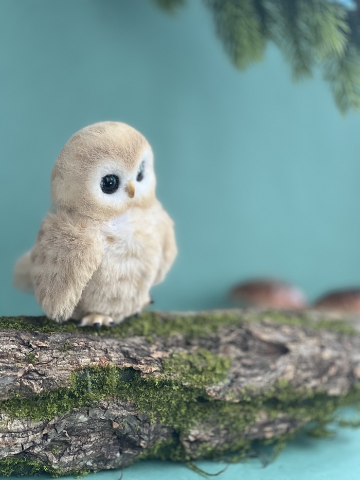 Совёнок игрушка ручной работы