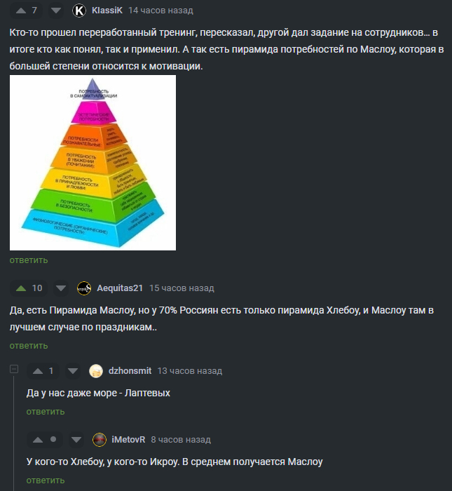 Про материальное положение