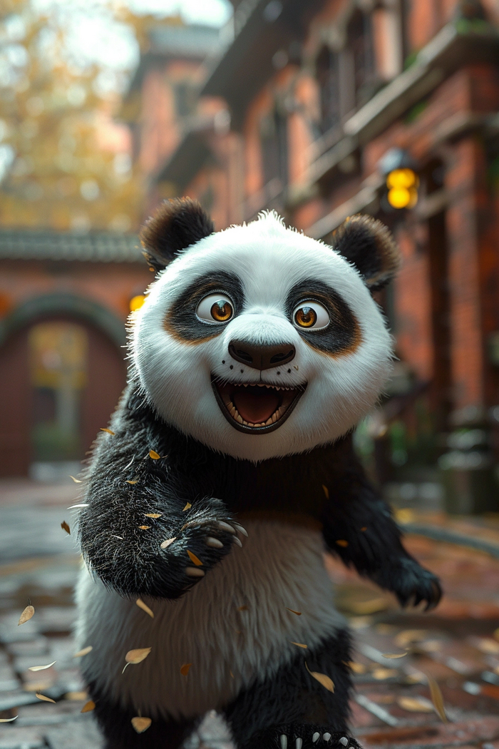 Мелкий кунг-фу панда