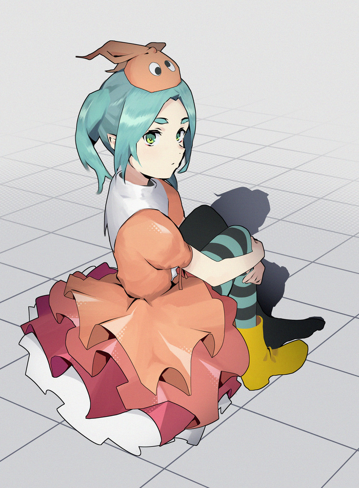 Yotsugi Ononoki Anime Art, , , , Yotsugi Ononoki, Monogatari series