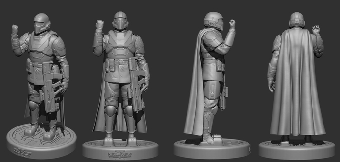 3    Helldivers 2 3D , 3D , 3D , 3D, Helldivers, Helldivers 2, Zbrush, 3ds Max,  , , Wh miniatures