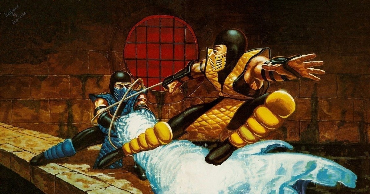 Арты MK из альбома Panini для наклеек Mortal Kombat II из 90-х годов ...