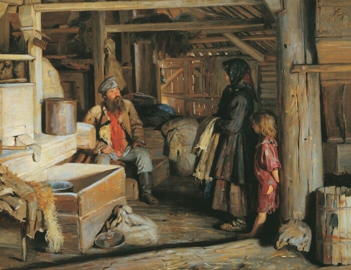 М. И. Игнатьев "На мельнице" (1914)