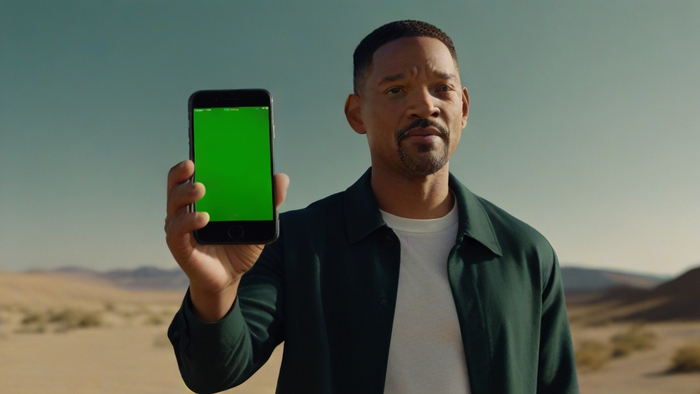 Will Smith green screen