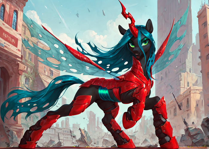   Equestrian Valkyries My Little Pony,  , Queen Chrysalis,   