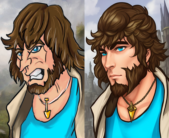 Бандит, перерисовка не передала характер но передала смысл рисовал в 2016, перерисовано неронкой в 2023