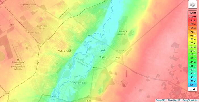Всё синее сейчас под водой. Предки строили строго на зеленом и выше. Попробуй запрети нынешним...
