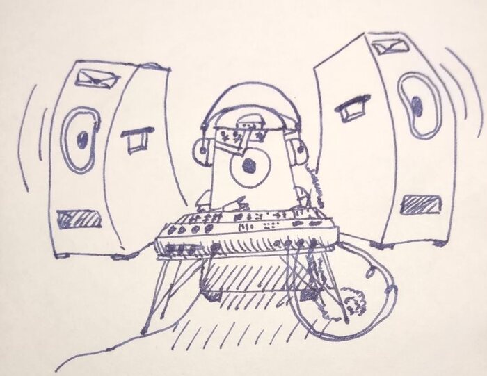 Какой то диджей?