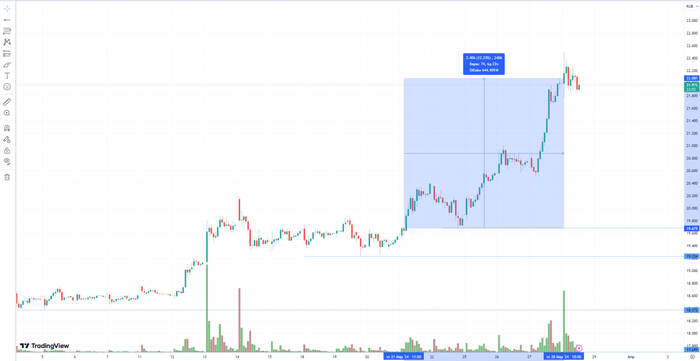 Мне удалось закрыть сделку с прибылью в размере 12%