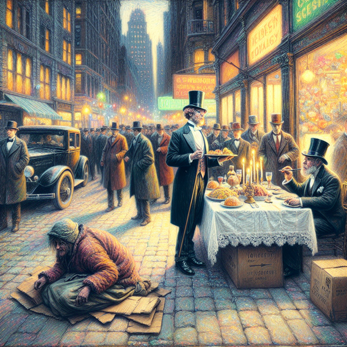 Нищета у ног богачей