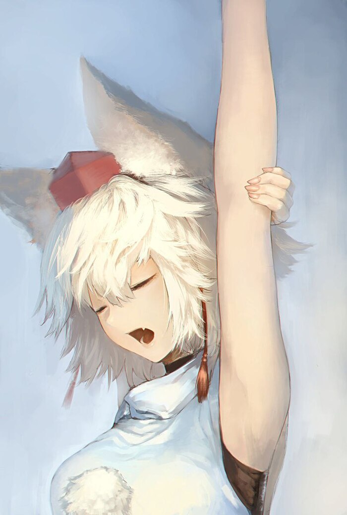 Momiji , Anime Art, Touhou, Inubashiri Momiji