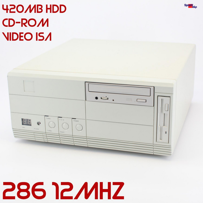 : i80286 INTEL 286 12MHZ COMPUTER PC VINTAGE 420MB HDD IT, , ,  , , 