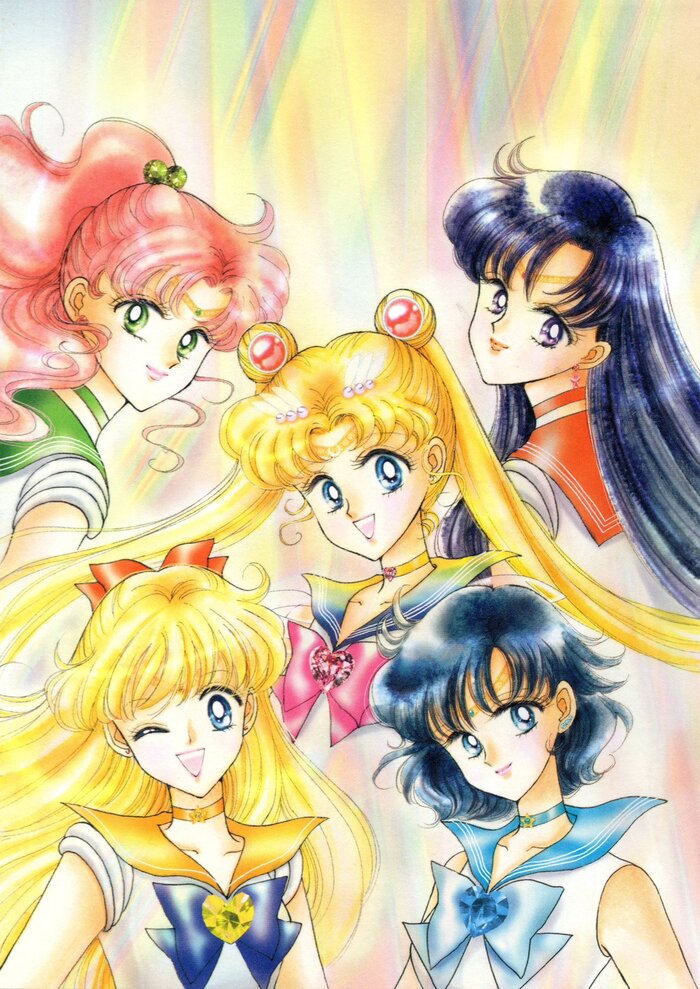       Sailor Moon, Sailor Mercury, Sailor Mars, Sailor Jupiter, Sailor Venus, Princess Serenity,  , , , 