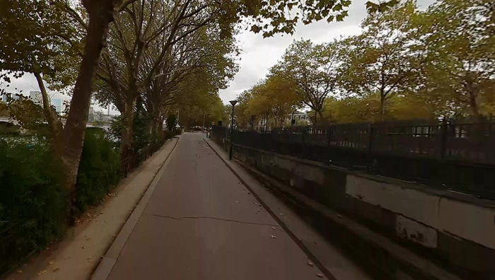 Набережная Сены вдоль Ботанического сада по направлению к Аустерлицкому мосту