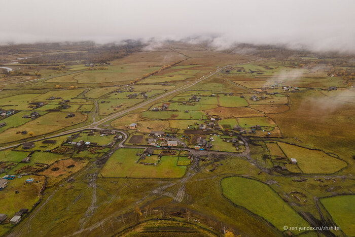 Хойто-Гол с высоты птичьего полета