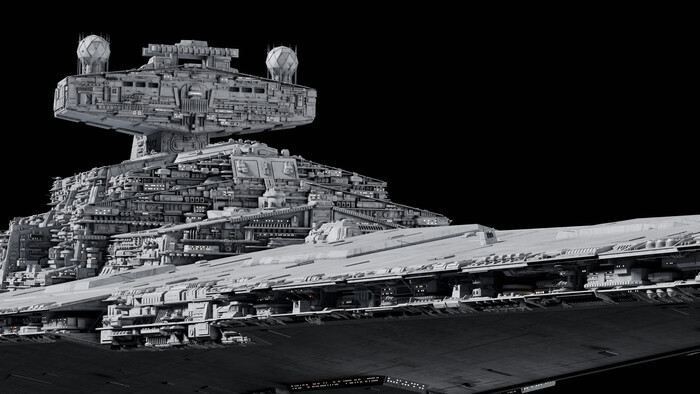 Imperial II-Class Star Destroyer Star Wars, 3D , 