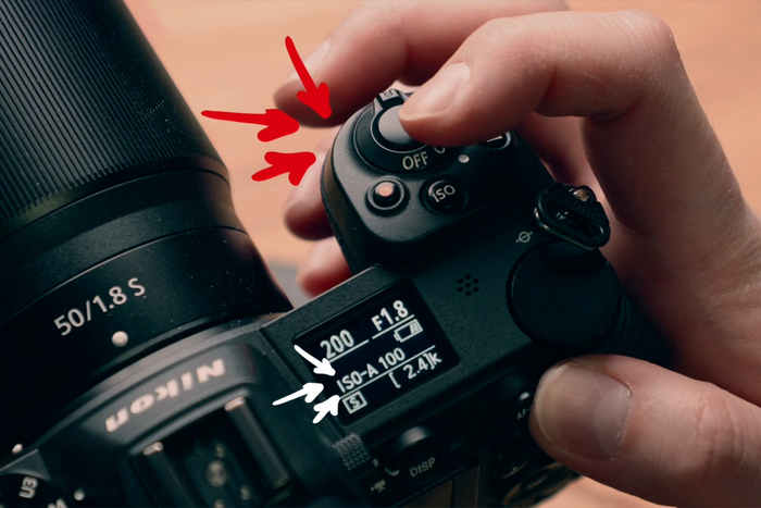 Как в одно движение переключиться в Auto-ISO