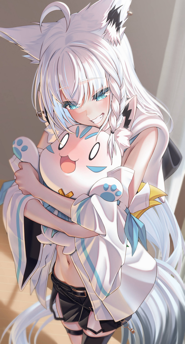 Fubuki , Anime Art, Hololive, Shirakami Fubuki, Virtual YouTuber