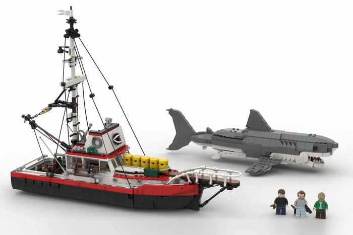LEGO-  -    JAWS () LEGO, , Ideas, , 2024, , , , , , 