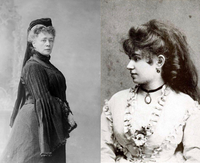 Берта Кински (слева) и Софи Хесс (справа)