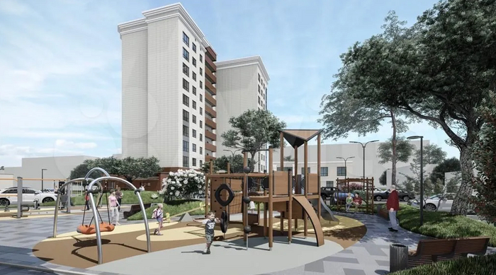 Детская площадка на придомовой территории