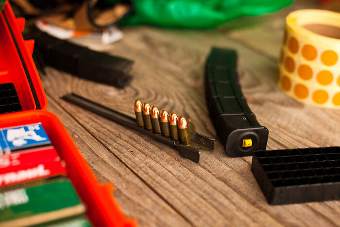 Патроны калибра 9х19. Используются стрелками в практической стрельбе (КПК).