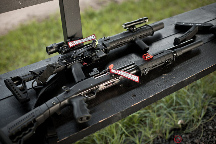 Карабин калибра 9х19 Сайга-9 и ружьё 12 калибра МР-133. Отечественное производство.