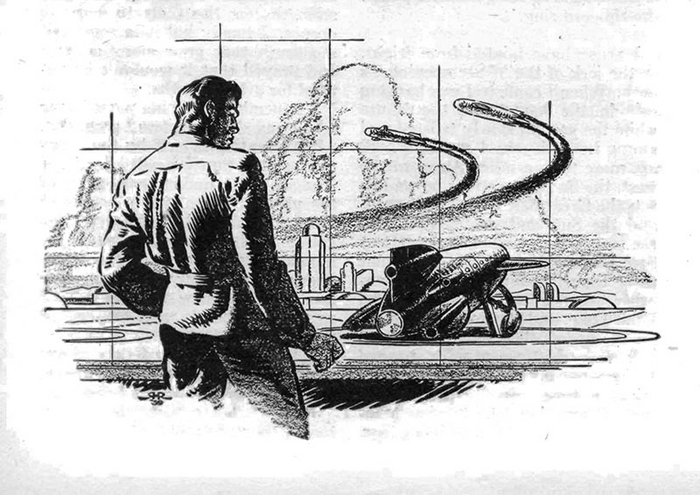 1940 «Astounding Science Fiction», № 03. Художник Hubert Rogers