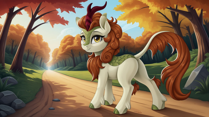  My Little Pony, Ponyart, MLP Kirin, Autumn Blaze,  