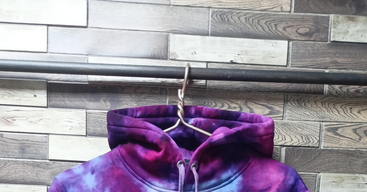 Окраска вещей в технике тай-дай | Пикабу