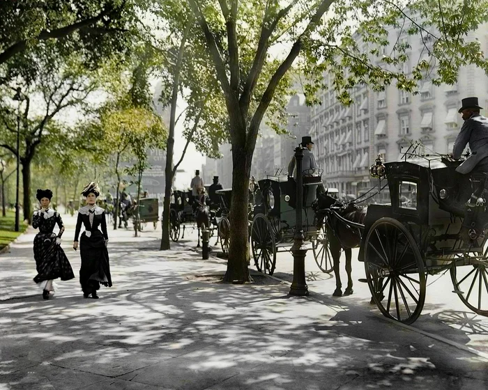 Уникальные исторические кадры из Европы и США, которые перенесут вас в прошлое. 20 раскрашенных фотографий Старое фото, Историческое фото, Колоризация, Фотография, Европа, США, 19 век, 20 век, Англия, Нидерланды (Голландия), Франция, Длиннопост