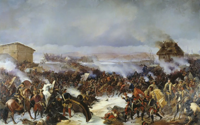 «Битва при Нарве», художник А. Е. Коцебу.