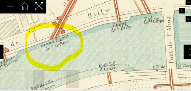 Карта парижской канализации 1857 г. Здесь отмечено место выхода Главного водостока (Grand Égout) - из него вышел Жан Вальжан. <!--noindex--><a href="https://pikabu.ru/story/lokatsii_personazhey_otverzhennyie_v_gyugo_ch_3_11376349?u=https%3A%2F%2Fwww.raremaps.com%2Fgallery%2Fdetail%2F81064%2Fthe-sewers-of-paris-carte-statistique-des-egouts-de-la-vil-emmery&t=https%3A%2F%2Fwww.raremaps.com%2Fgallery%2Fdetail%2F81064%2Fthe-sewers-of-...&h=91ab0ca247c28a14fae80d71daae64f7f02d2f11" title="https://www.raremaps.com/gallery/detail/81064/the-sewers-of-paris-carte-statistique-des-egouts-de-la..." target="_blank" rel="nofollow noopener">https://www.raremaps.com/gallery/detail/81064/the-sewers-of-...</a><!--/noindex-->