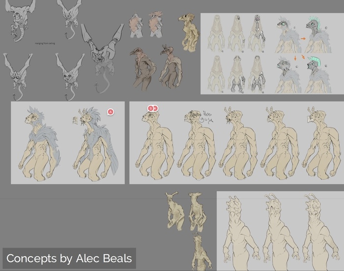 Эскиз очень ранней стадии разработки