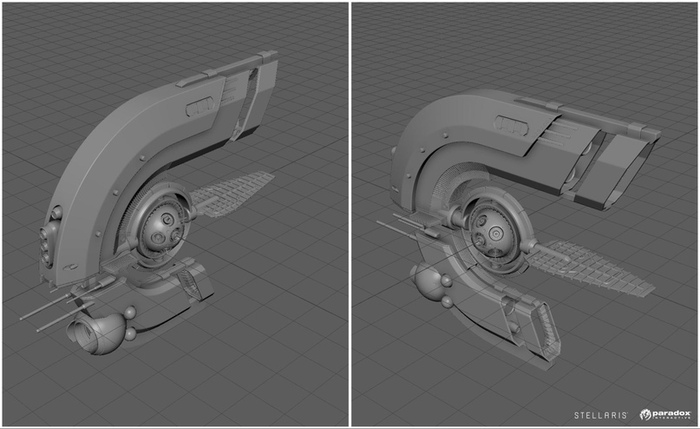 Ранняя 3D-модель